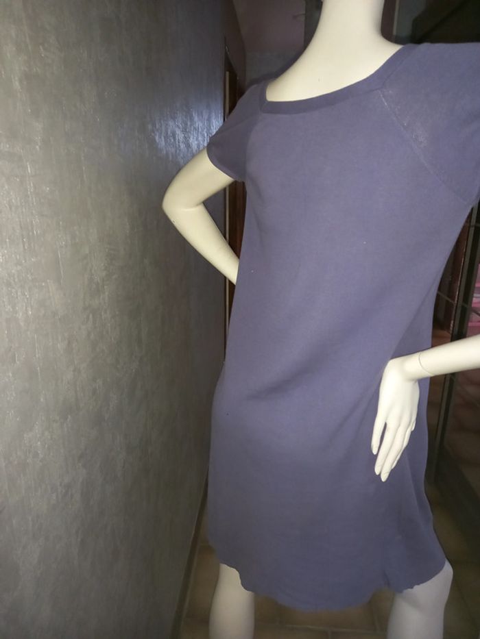 robe pull mauve comptoir des cotonniers taille 40 - photo numéro 2