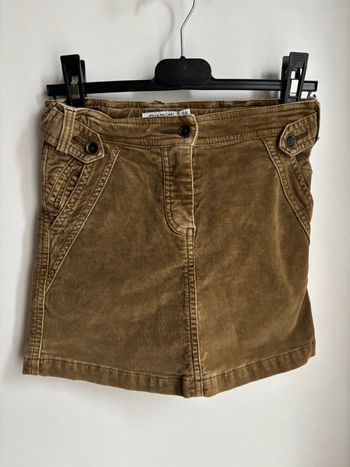 Jupe en velours marron fille 5 ans okaidi