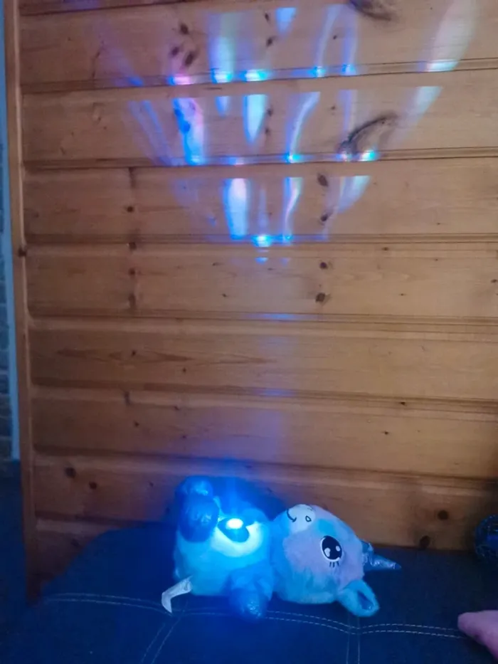 Peluche licorne lumineuse. - photo numéro 7