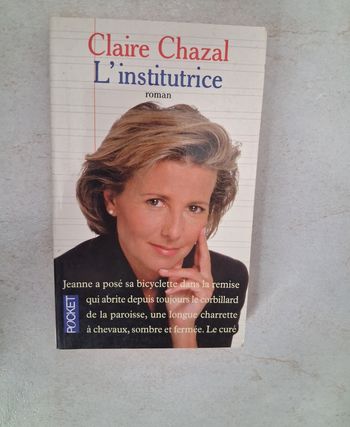 livre l'institutrice de claire chazal