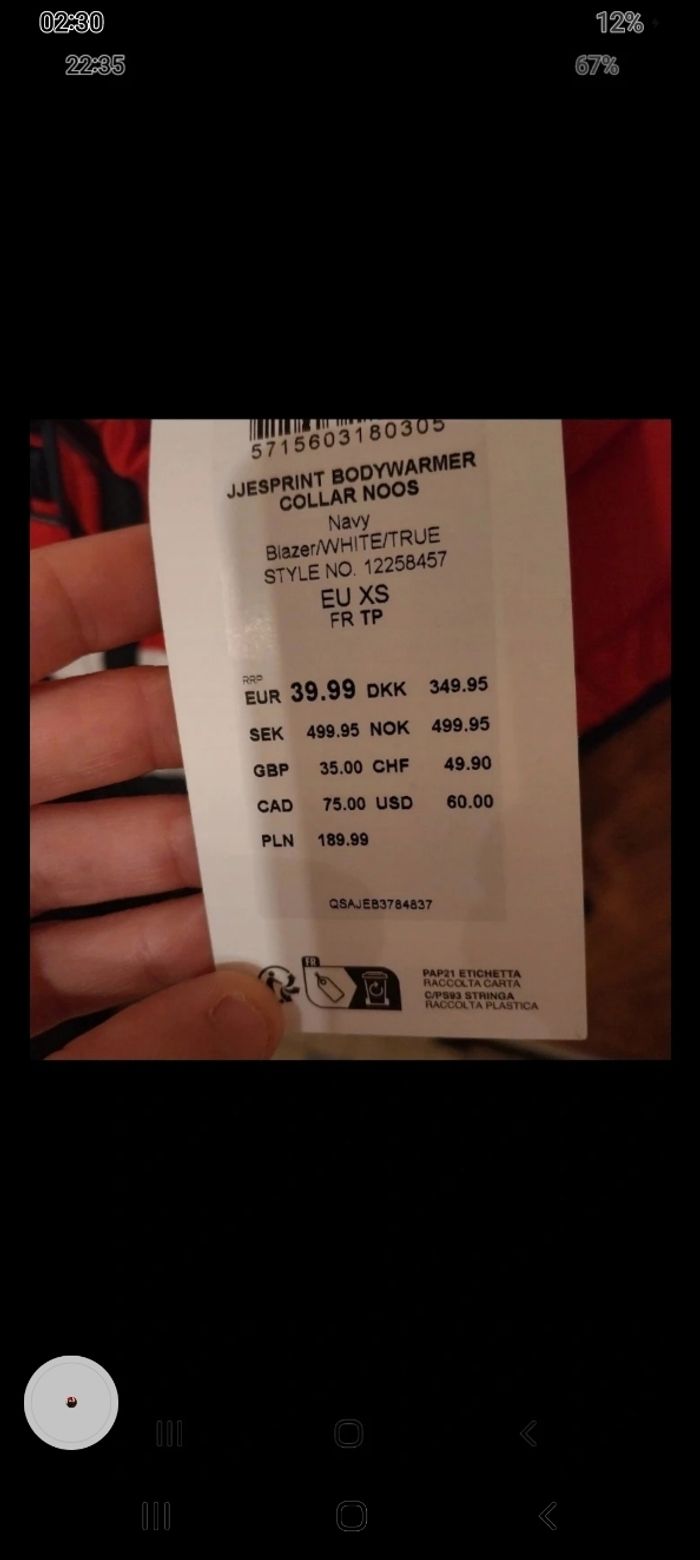 Gilet sans manches Jack et jones neuf valeur 40 euros - photo numéro 2