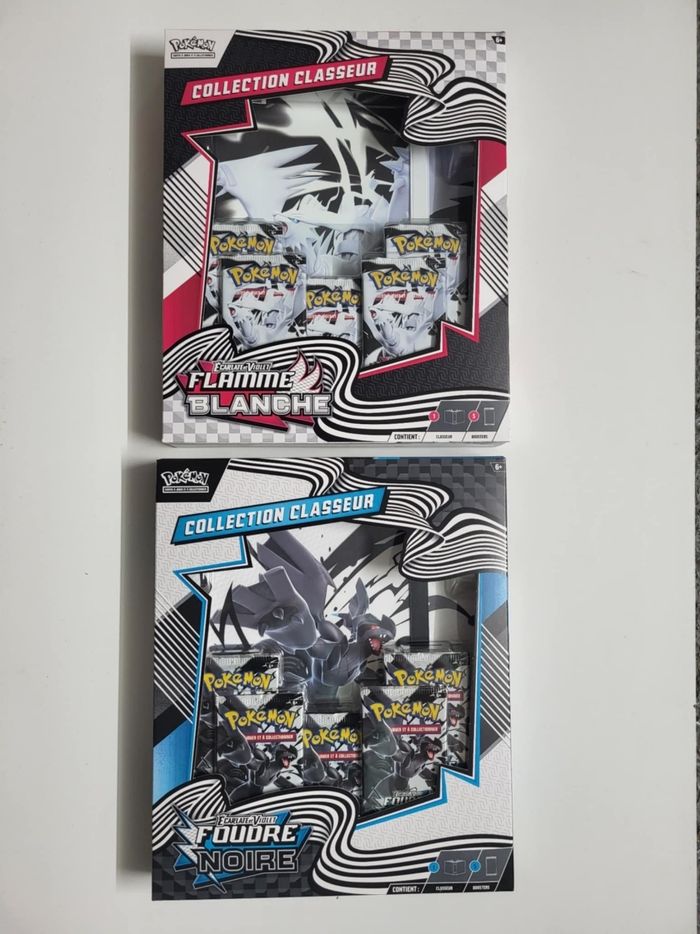 Pokémon lot de 2 coffrets 10.5 classeur