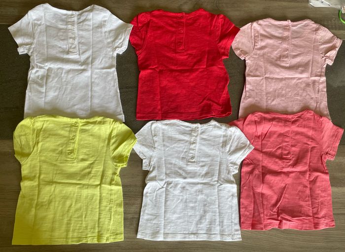 Lot de 6 t-shirts manches courtes - photo numéro 2