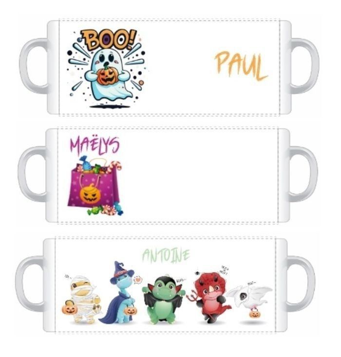 Mug halloween à personnaliser