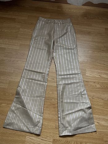Pantalon à rayure argenté taille 36
