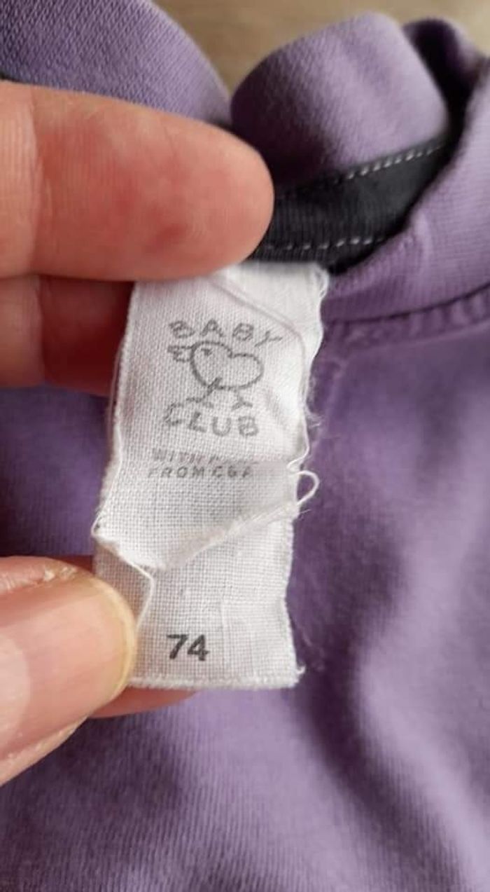 Lot de 5 t-shirts longues manches garçon 74- 9 mois - photo numéro 7