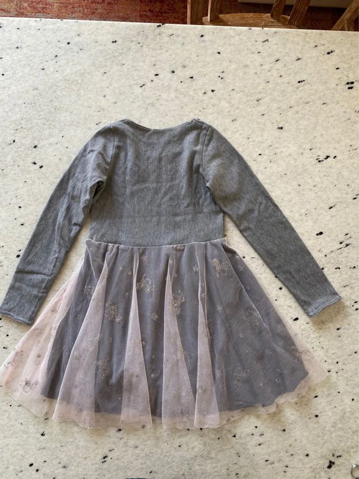 Robe à volants grise La Cie 6ans - photo numéro 2