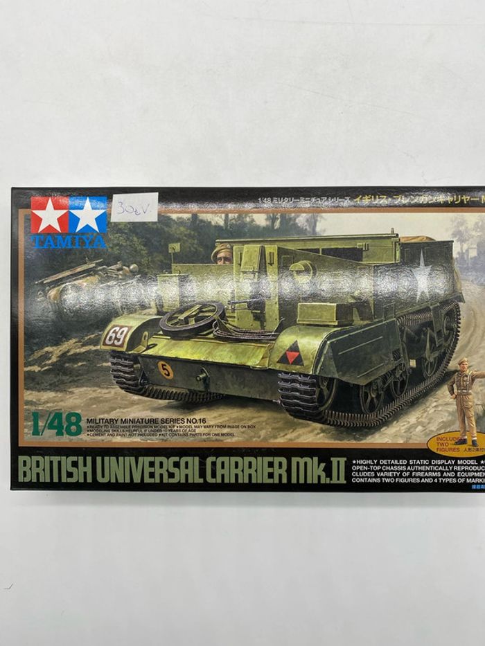 Tamiya maquette british Universal carrier MK.II