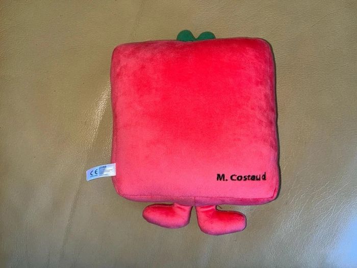 Peluche doudou coussin M. Costaud - photo numéro 2
