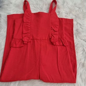 ⚘️🌺😍🤩 sublime Combinaison pantalon  à bretelles 7 ans fille ⚘️🌺🤩😍