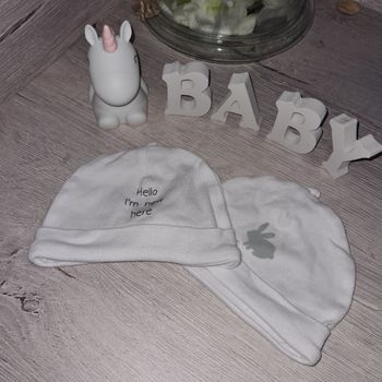 Lot de 2 bonnets kiabi