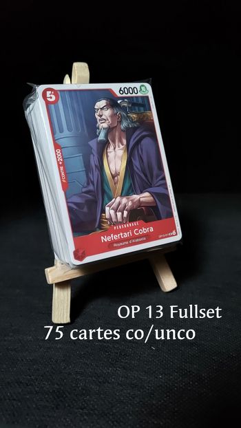 Jeu de cartes Onepiece OP13 fullset,