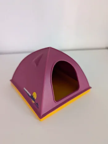 Pièce détachée tente violette du playmobil 3844 campeur et tente
