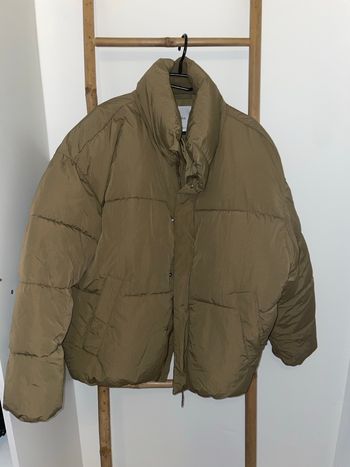 Doudoune marron Bershka