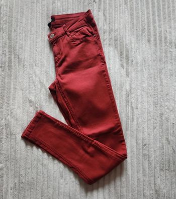 Jean slim Jennyfer rouille – Taille 36 – look automnal tendance