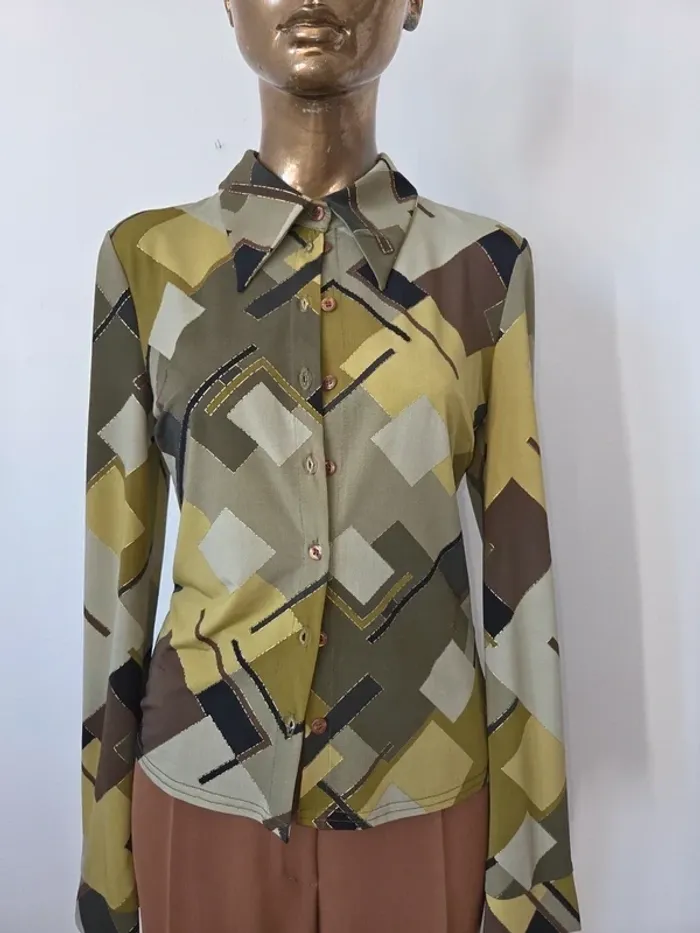 Chemisiers vert Sinéquanone - photo numéro 3