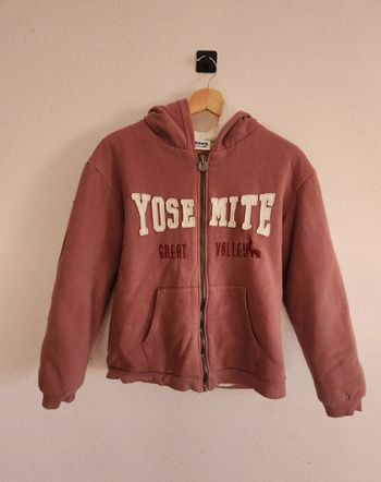 Veste zippée Creeks – Fille 16 ans, vieux rose