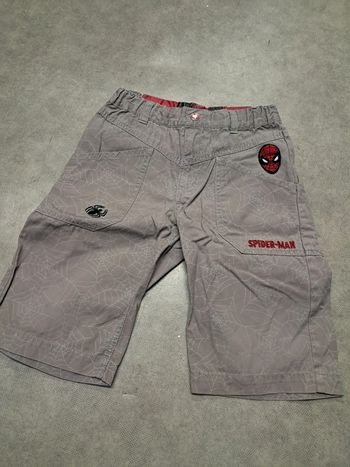 short garcon 6 ans spiderman