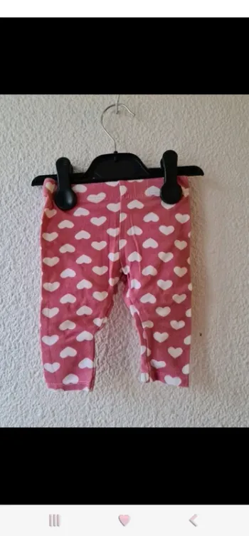 legging rose avec cœur blanc Disney