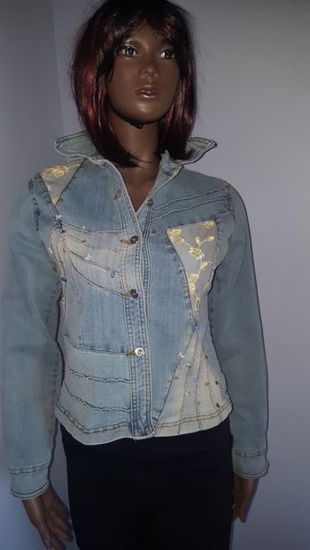 Veste en jean femme