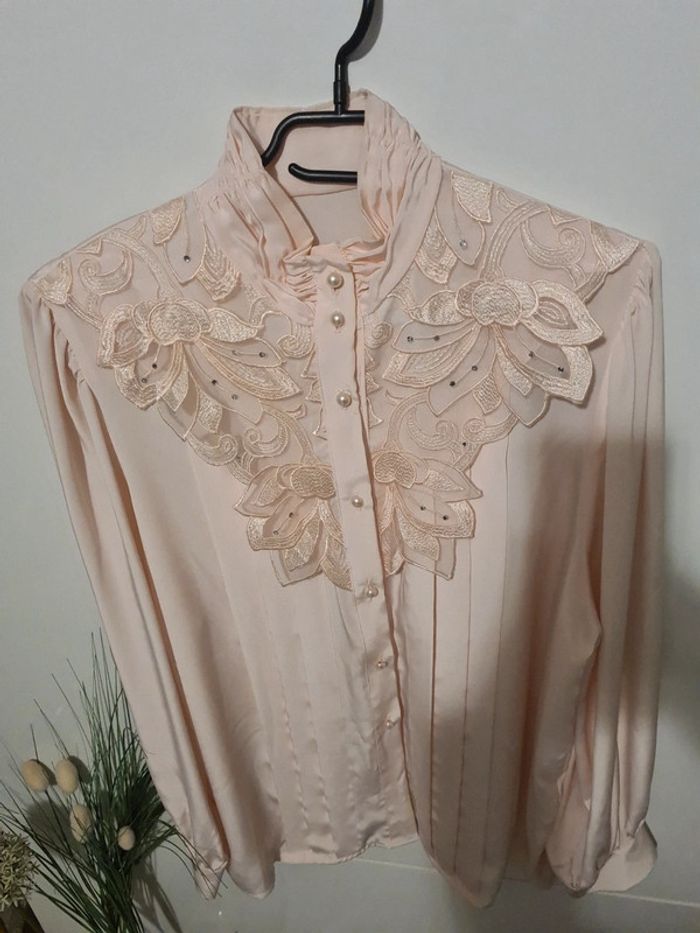 Chemise vintage rose - photo numéro 4