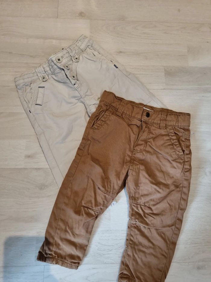Lot 2 pantalons 6 mois
