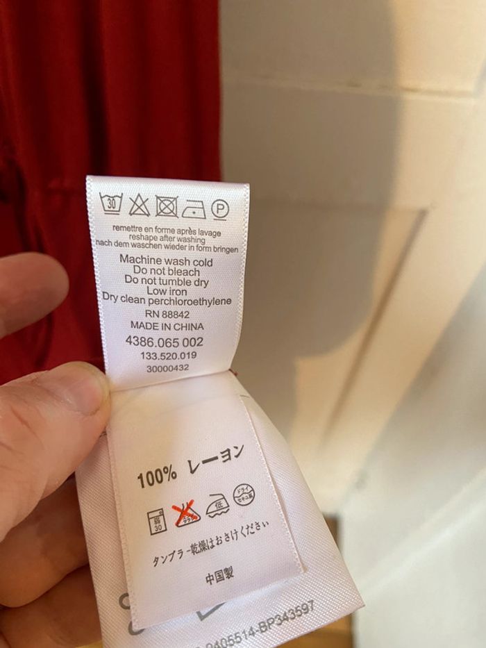 Robe fluide jersey bordeaux Cyrillus taille M neuve - photo numéro 10