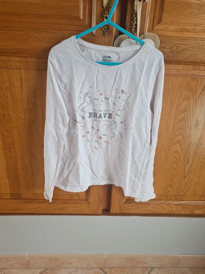 Lot 12 t shirt manches longues okaidi kiabi c&a - photo numéro 2