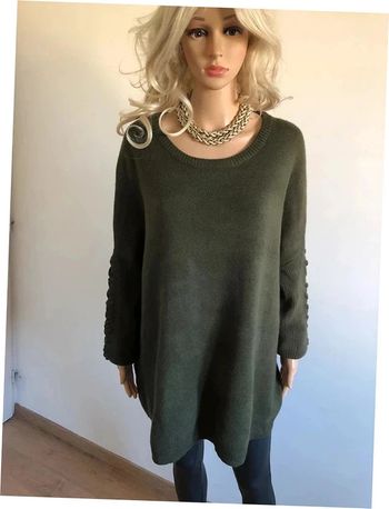 Pull large vert kaki neuf Molly Bracken taille 2 (valeur 53€)