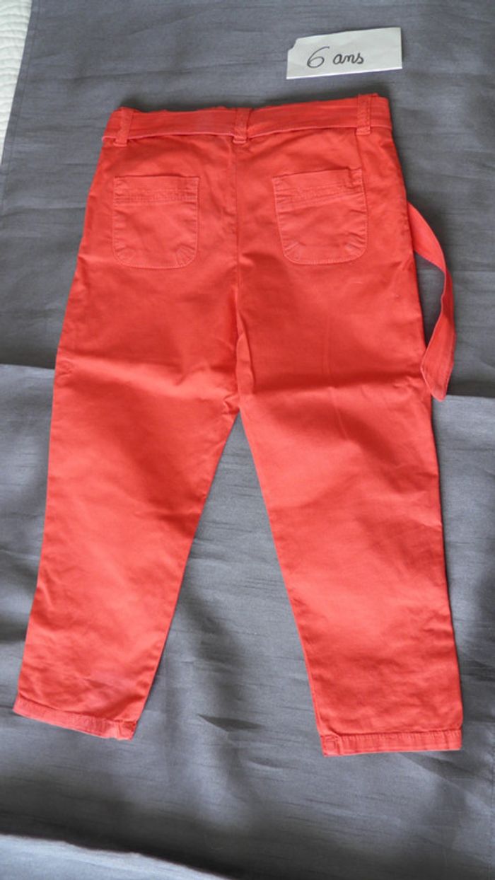 Pantalon léger rouge 6 ans Terre de Marins - photo numéro 2
