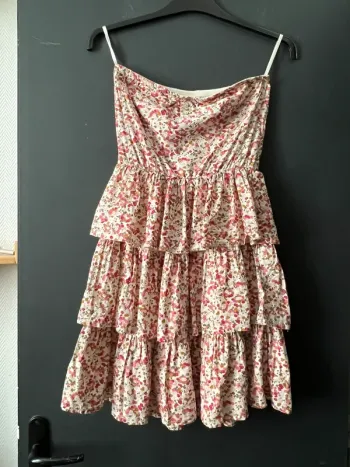 Robe froufrou fleurie