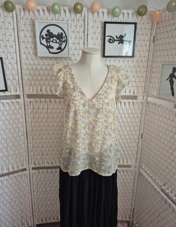 💕jolie blouse/ top fleuri bizzbee femme TL/ 40💕