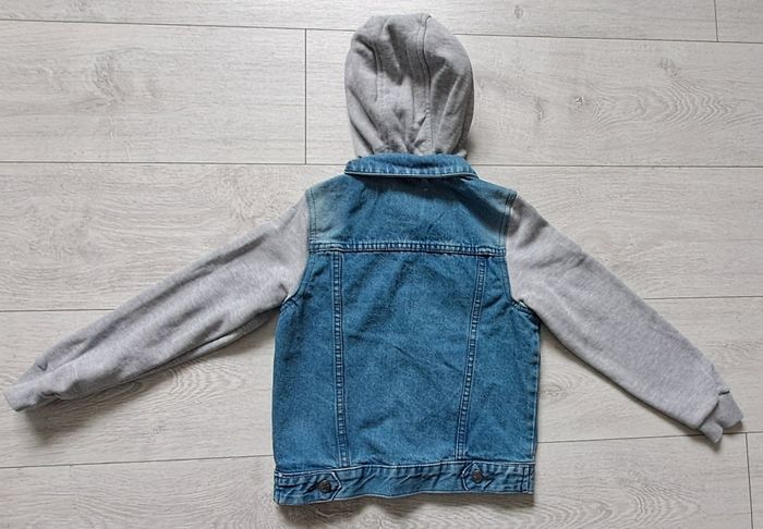 Blouson en jean bleu garçons taille 6-7ans - photo numéro 3