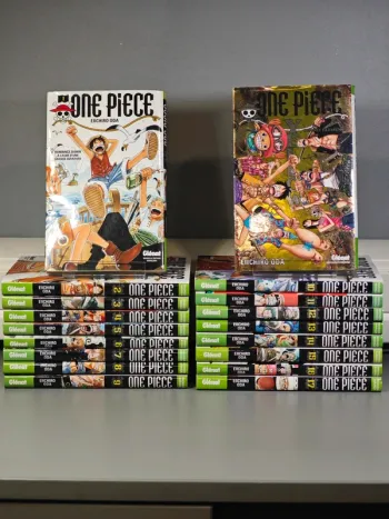 Lot Manga One Piece 1 à 17 + Data Book Yellow VF