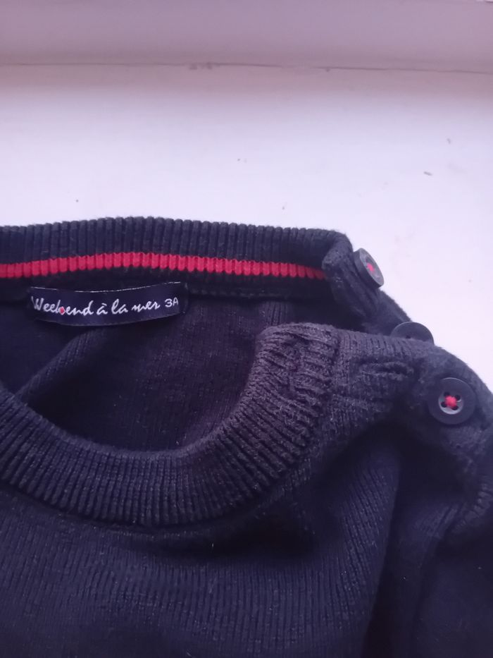 Pull Week-end à la mer 3 ans - photo numéro 3