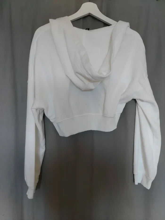 gilet blanc court - H&M - Très peu porté - Taille M - photo numéro 4