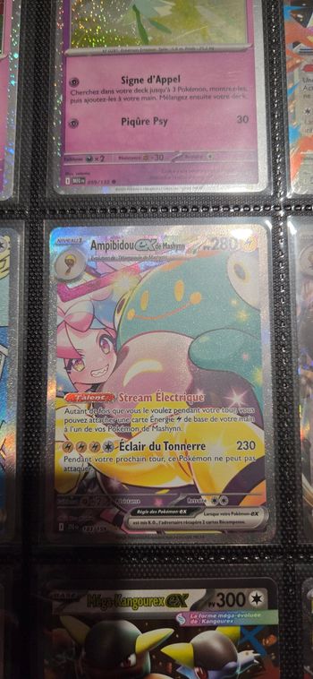 Carte Pokémon Ampibidou ex de Mashynn 183/159