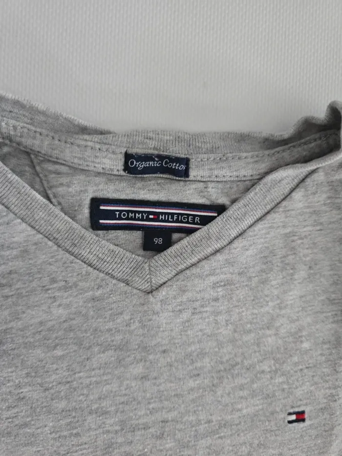 Tee shirt gris - Tommy Hilfiger - photo numéro 3