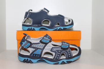 sandales nus pieds bleus 29