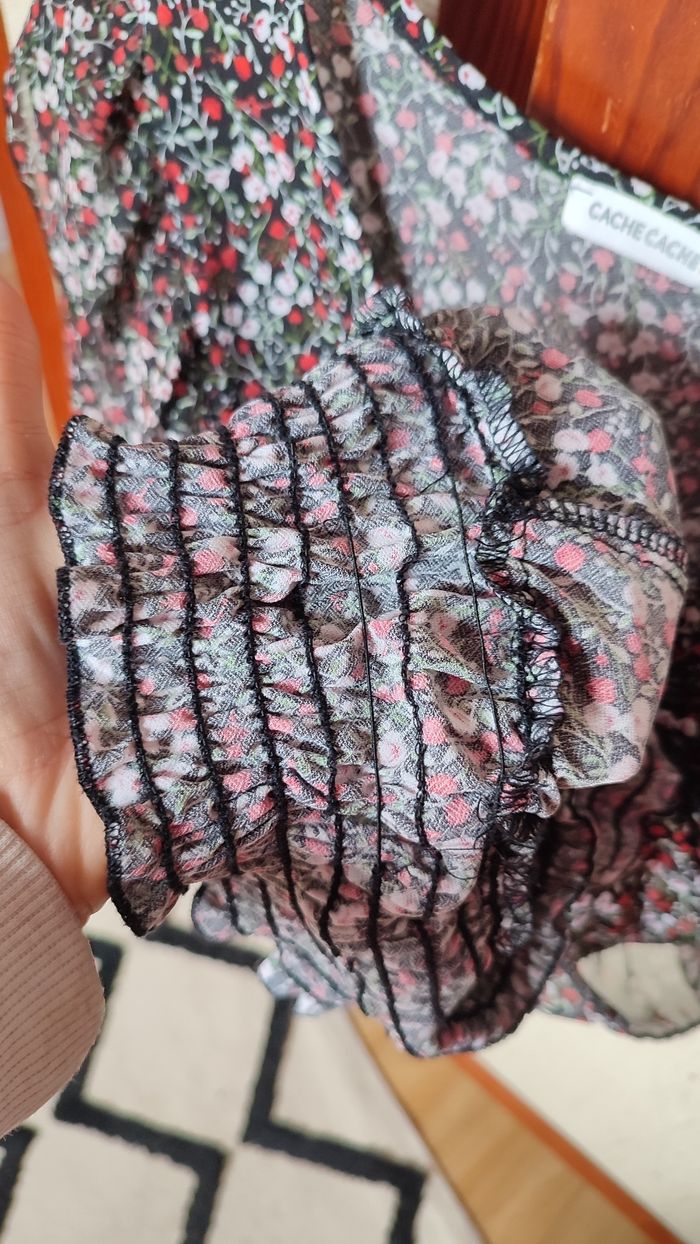 Blouse fleurie taille XS - photo numéro 9