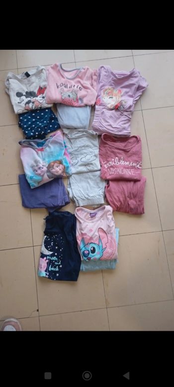 Lot de 8 pyjamas fille