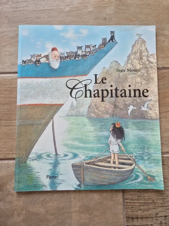 Livre Le chapitaine Inga Moore école des loisirs