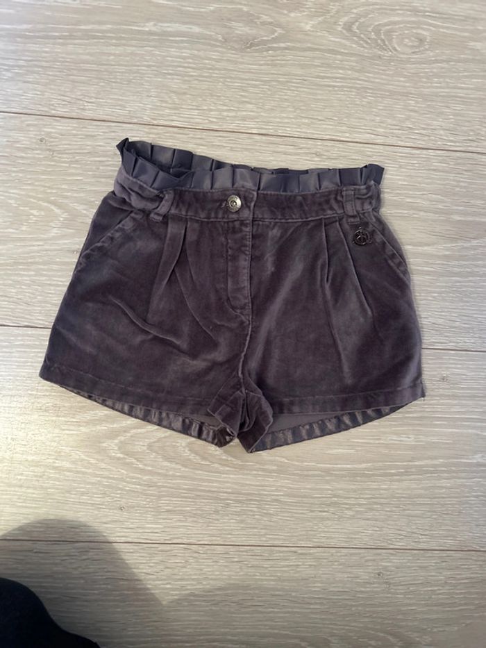 Short velour fille