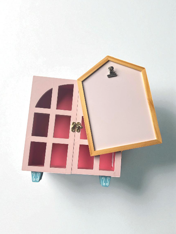 Décoration chambre bébé/enfant Zara Home – Ensemble cadre & vitrine vintage