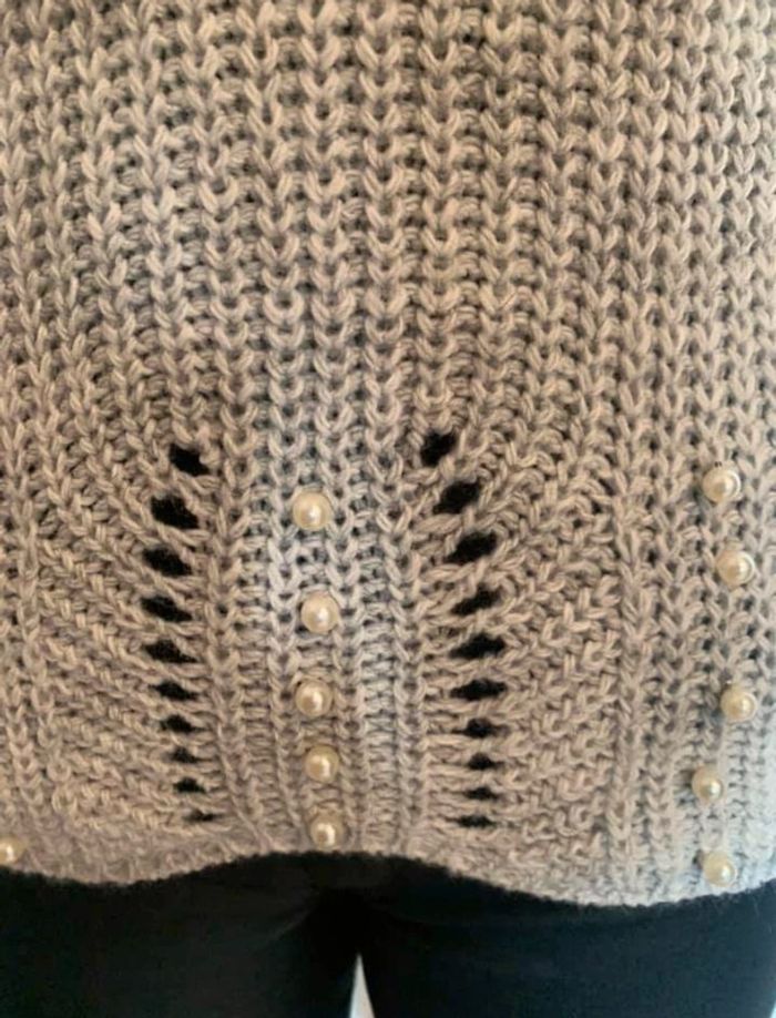 Pull gris neuf sans étiquette - photo numéro 3