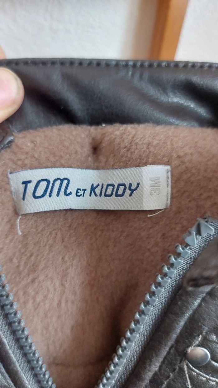 Manteau à capuche garçon taille 3 mois - photo numéro 3
