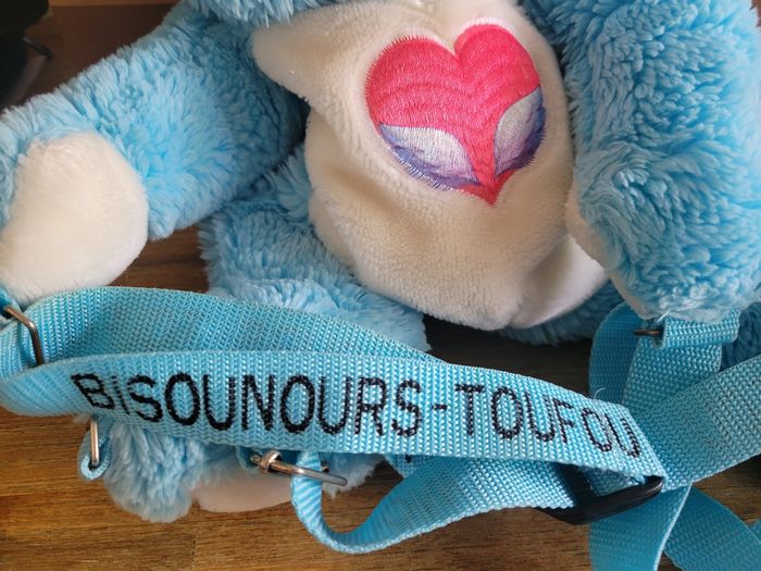 Sac à dos Peluche Bisounours Toufou - photo numéro 2
