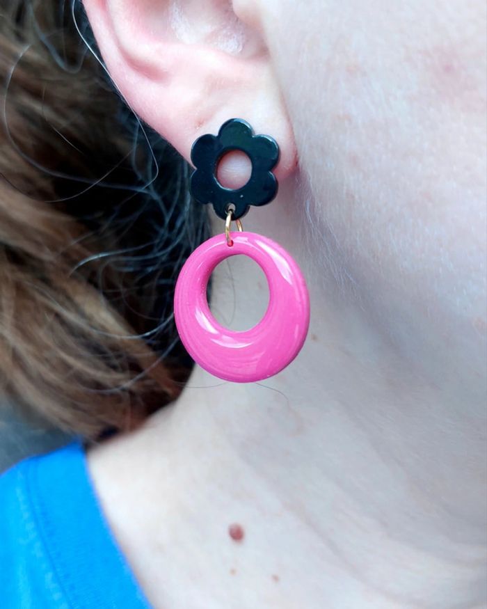 Boucles fleurs pop - photo numéro 2