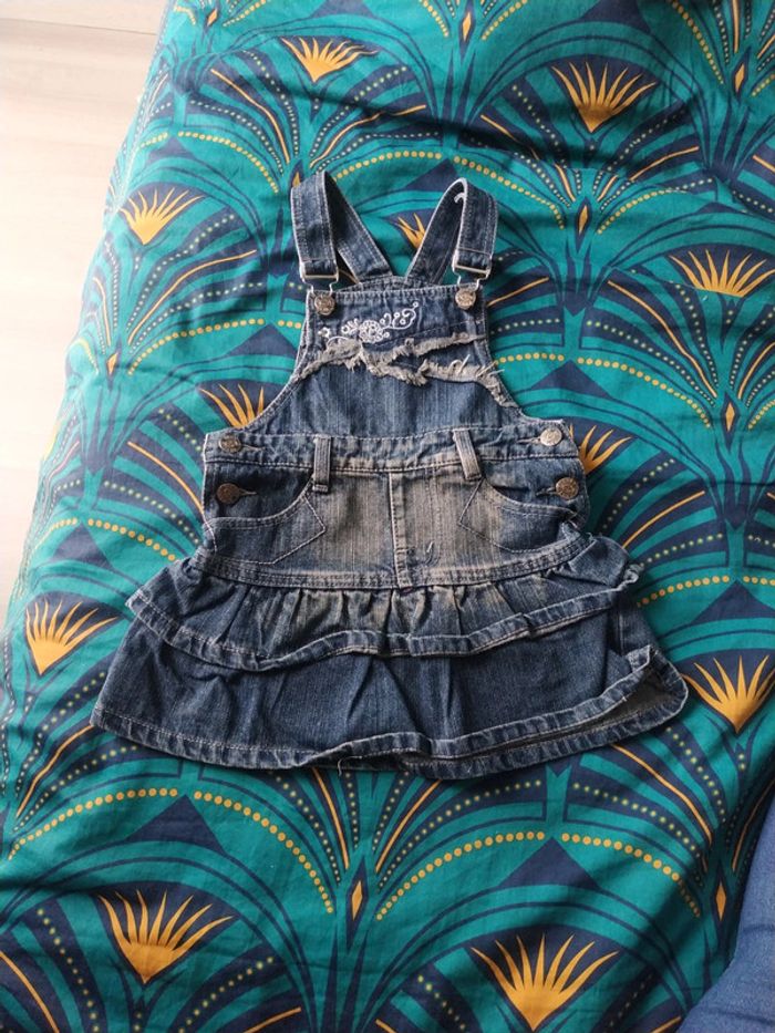 Robe salopette jean 4 ans