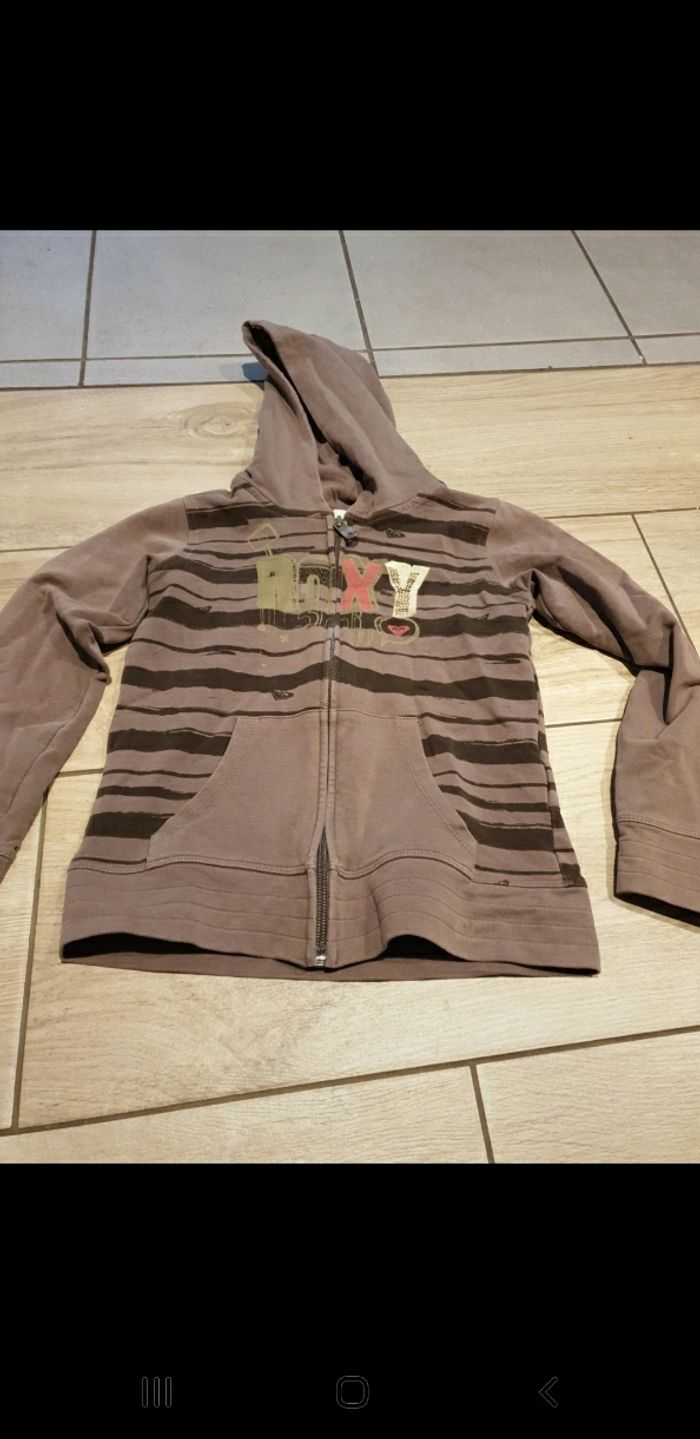 Veste de sweat fille roxy 8 ans - photo numéro 2